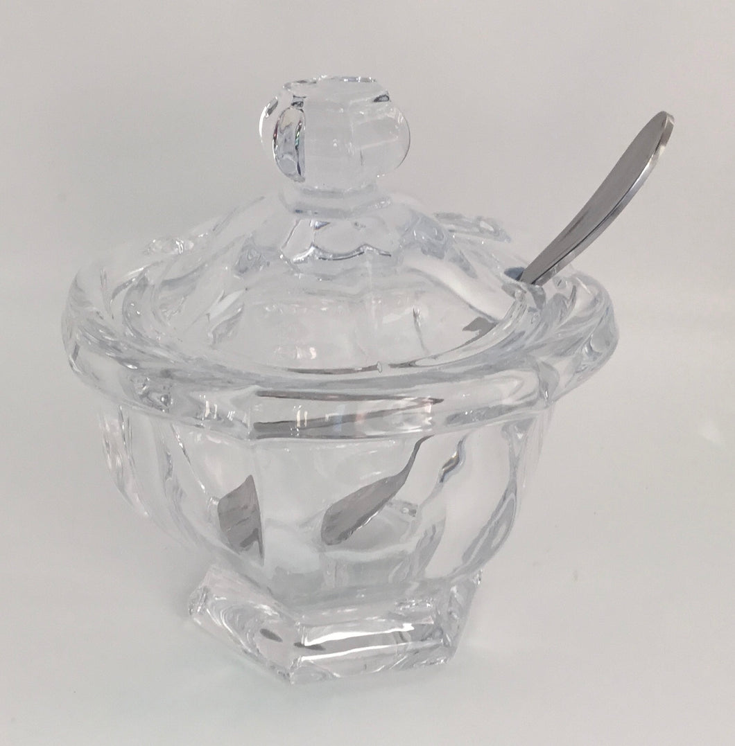 Crystal serving bowl