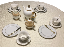 Load image into Gallery viewer, Tea set w/ cream &amp; sugar bowl
